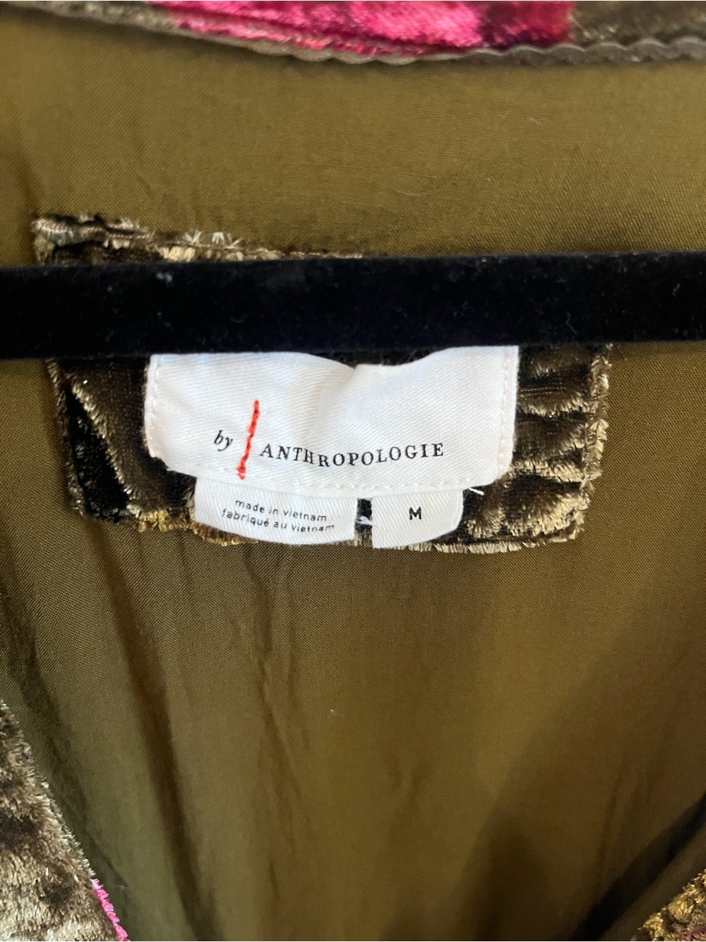 Anthropologie Somerset Velvet Floral Maxi Dress - Picture 5 of 6